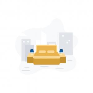 Deluxe Cityview Suite 1 Bedroom & 1.5 Bath with Balcony